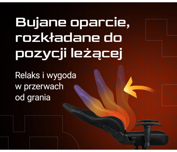 SMX Fotel gamingowy Askja - 1156821 - zdjęcie 4